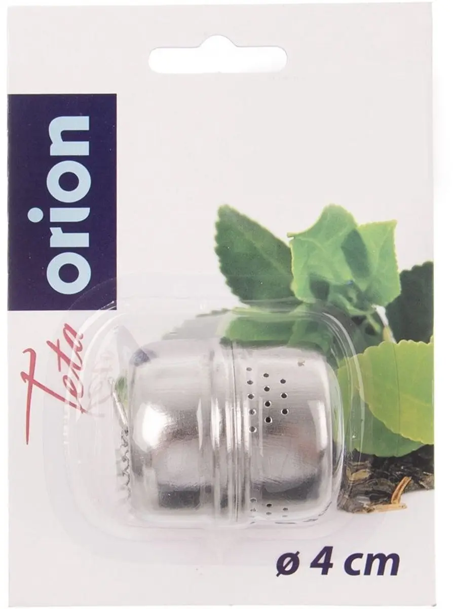 Orion Roestvrijstalen Theezeefje 4cm - Zilver