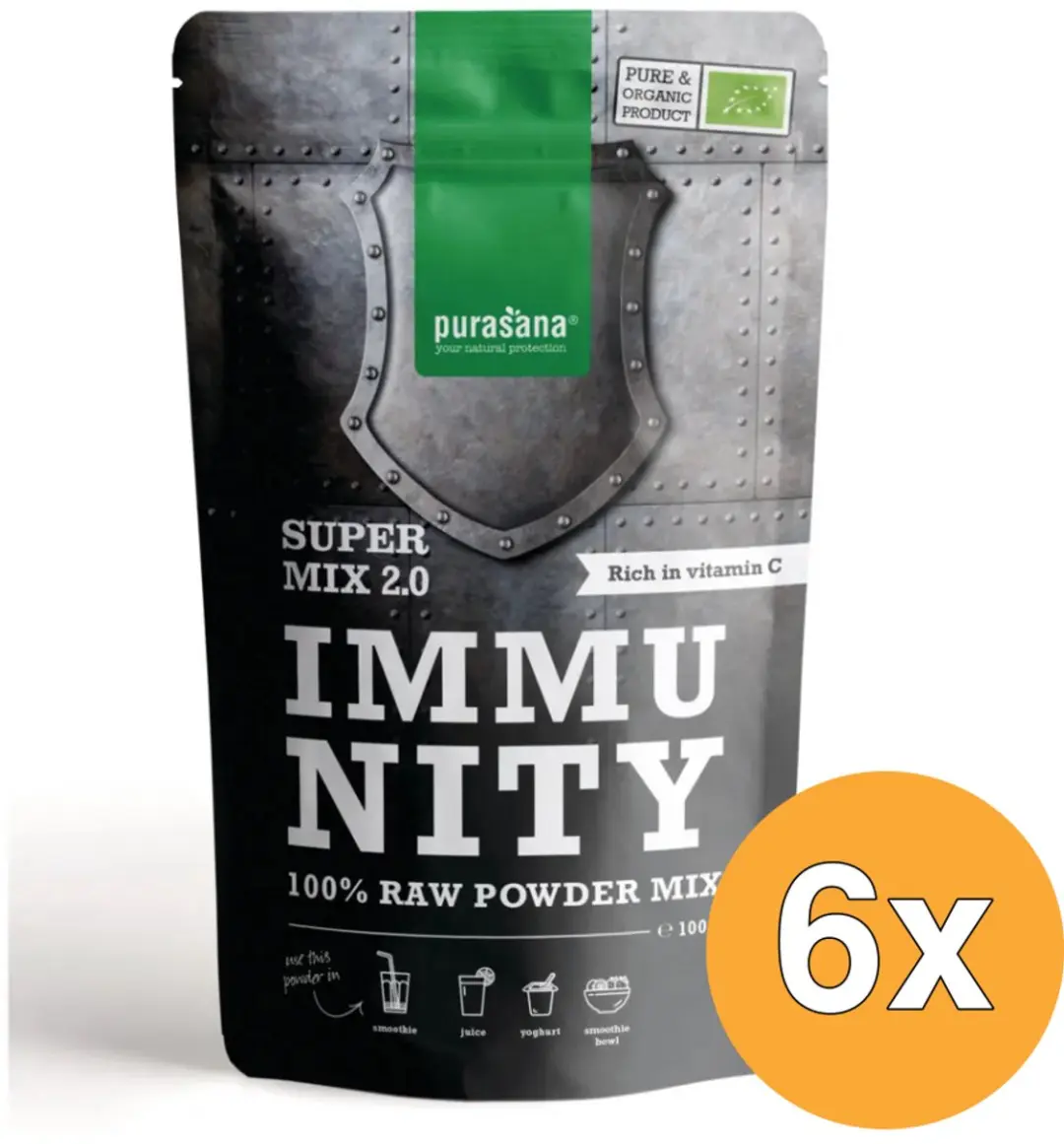 Purasana Immunity Mix 2.0 Vegan Bio 100g