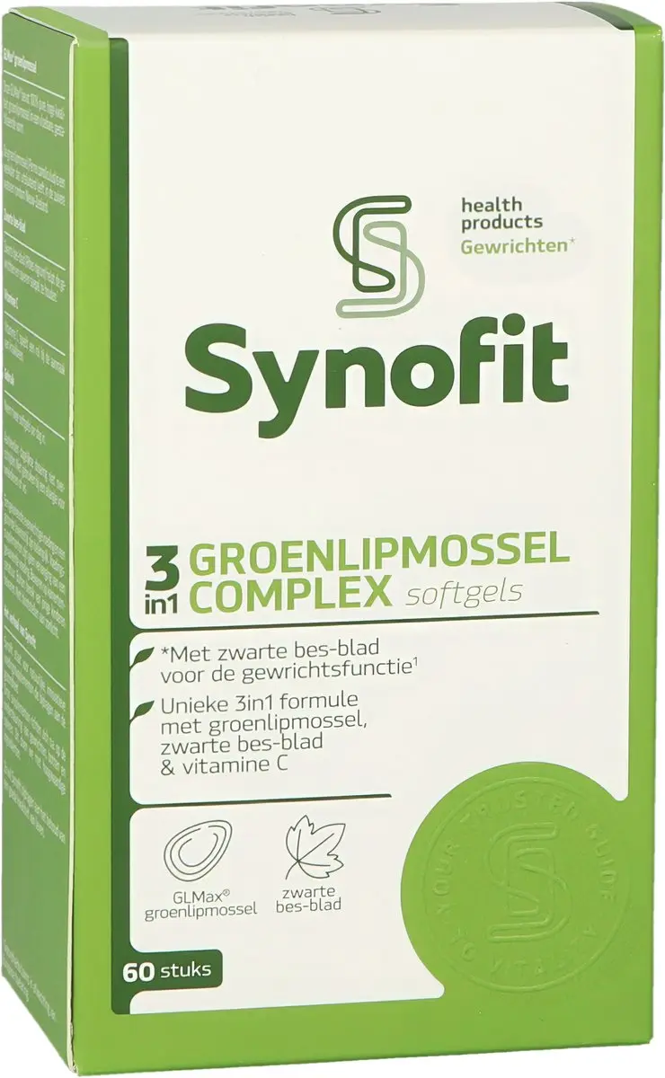 Synofit Groenlipmossel Complex 60 Softgels