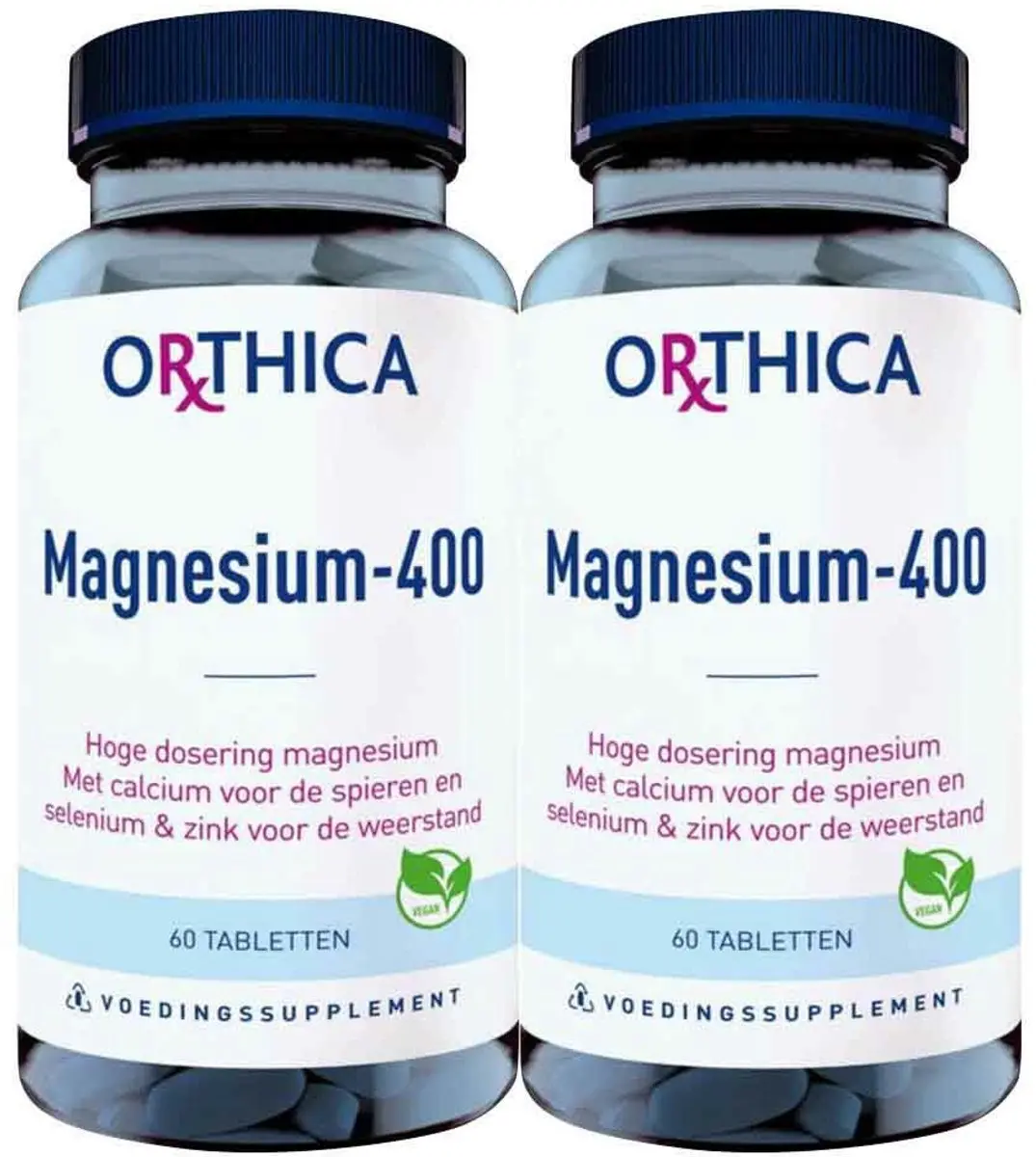Orthica Magnesium-400 120 tabletten - 2x60