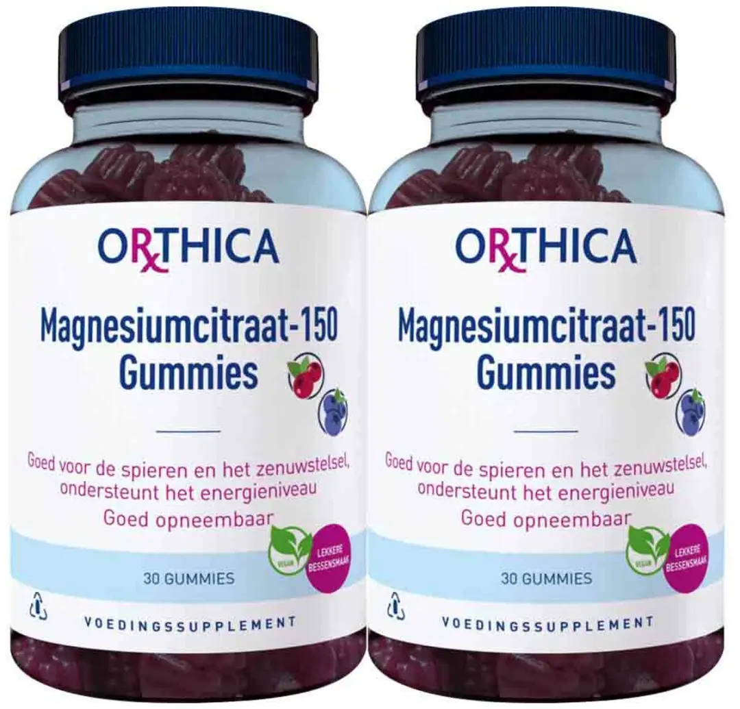 Orthica Magnesiumcitraat-150 Gummies - 60g