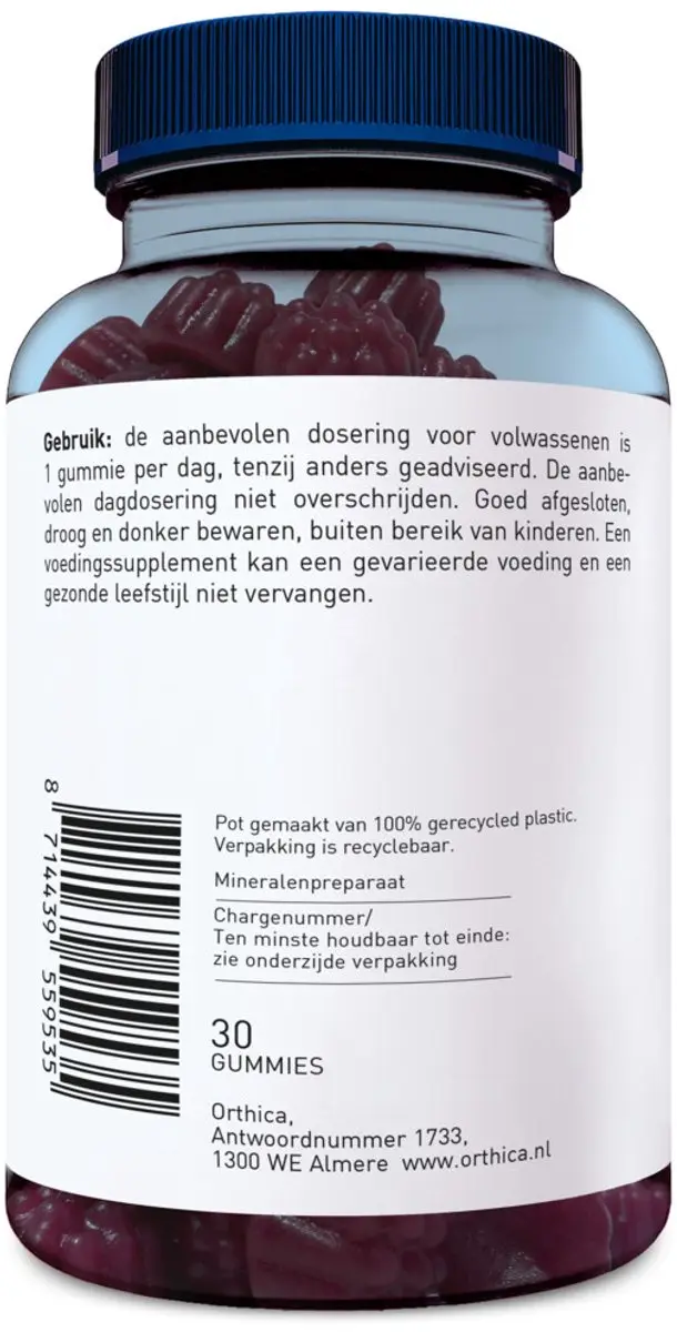 Orthica Magnesiumcitraat-150 Gummies - 60g