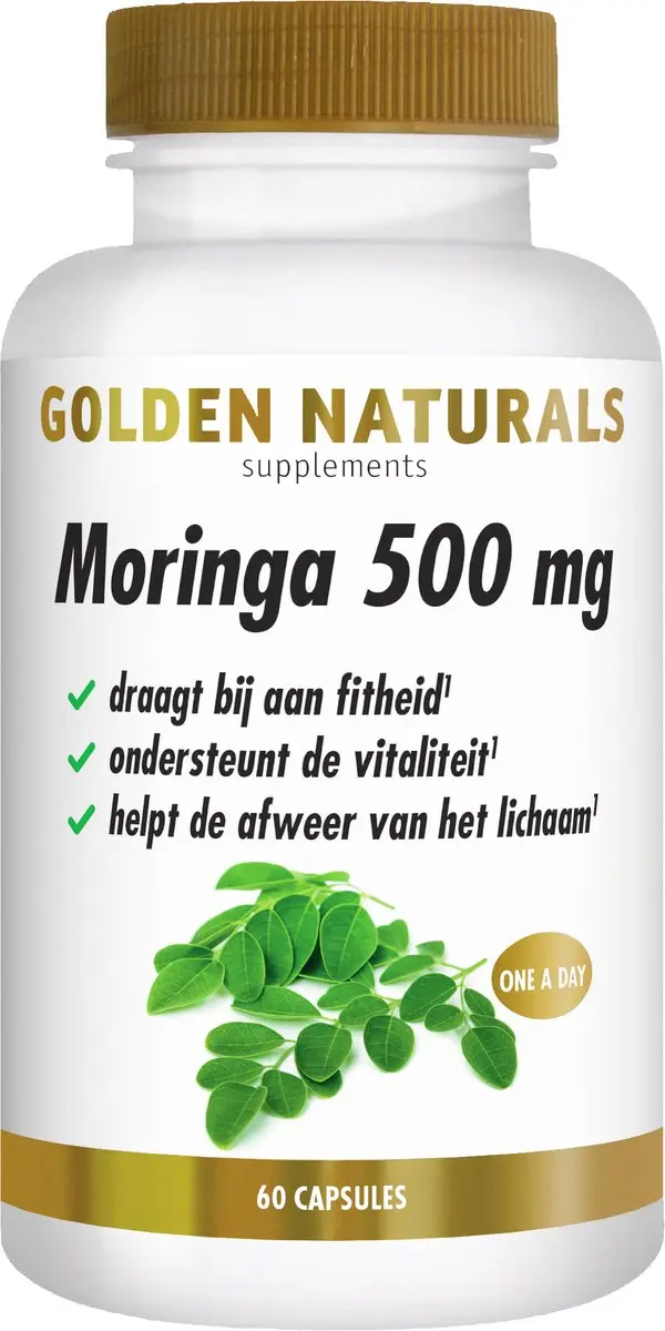 Golden Naturals Moringa 500mg Vegan Capsules