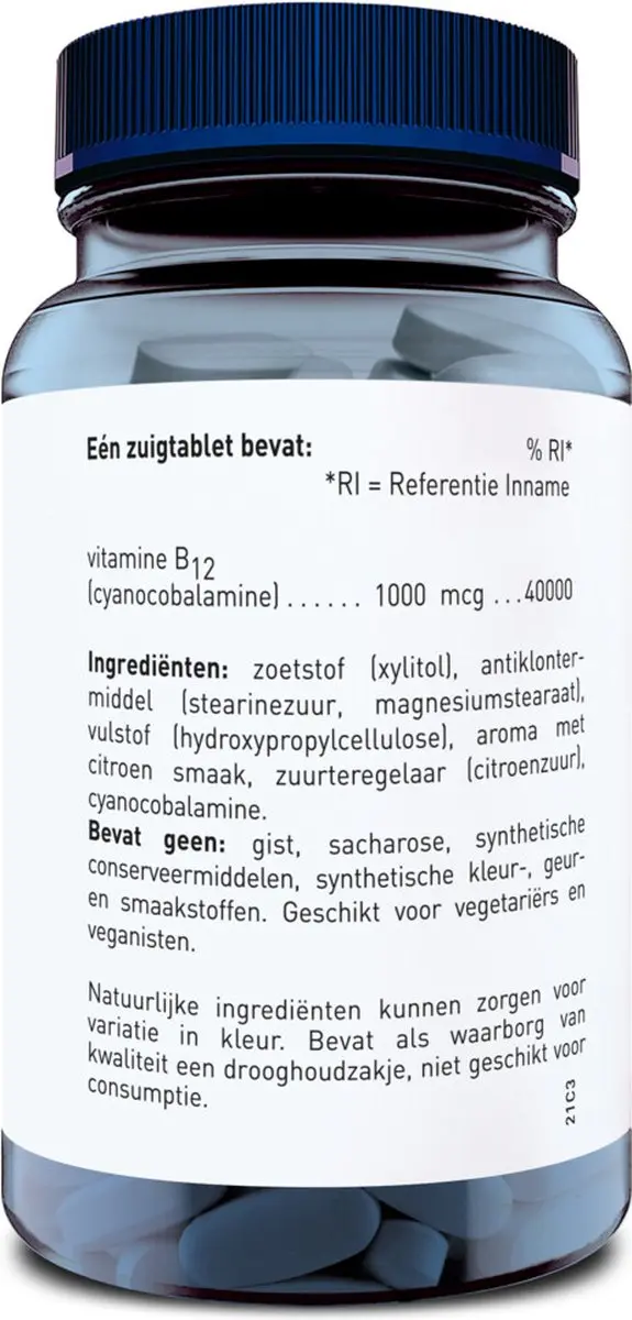 Orthica Co-Enzym B12 Zuigtabletten - 60 Stuks