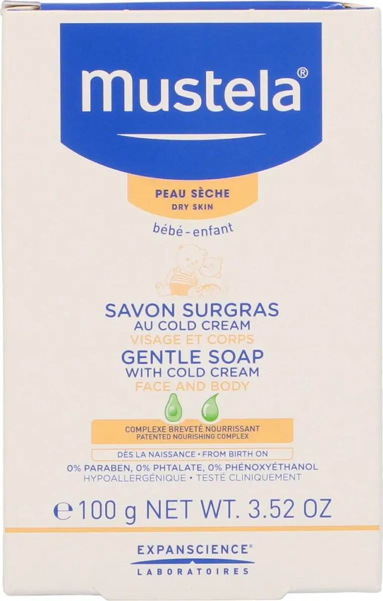 Mustela Gentle Soap With Cold Cream 100ml