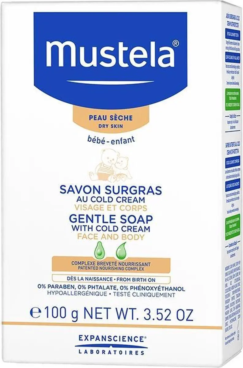 Mustela Gentle Soap With Cold Cream 100ml