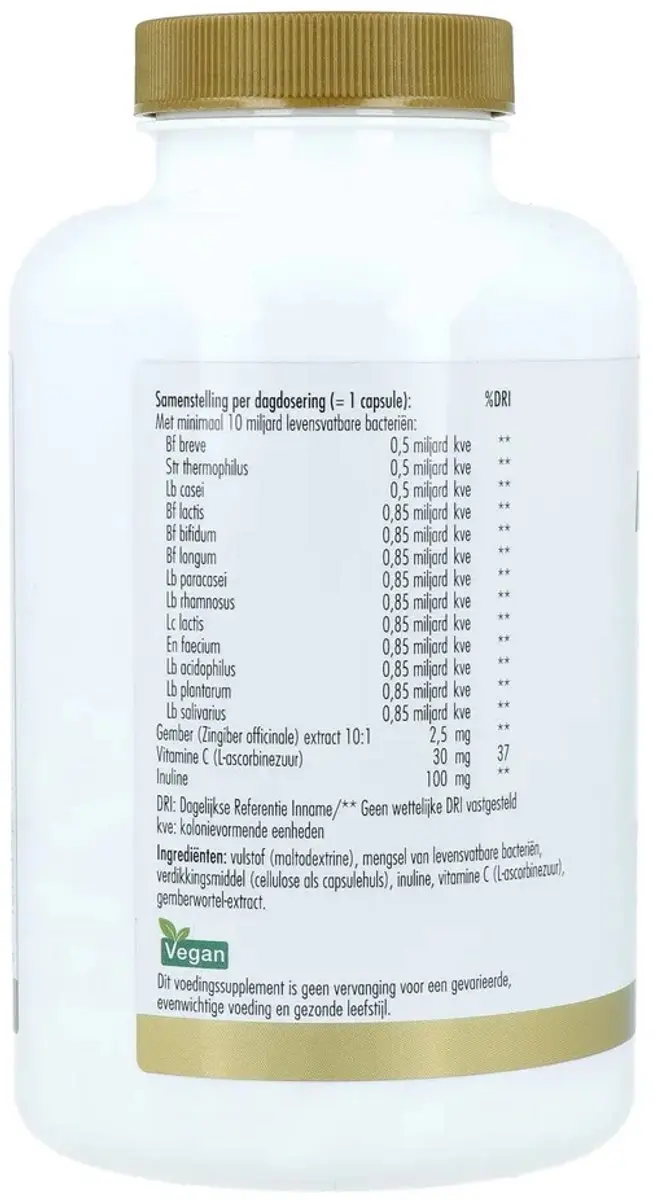 Golden Naturals Microbiotica 180 Veganistische Capsules