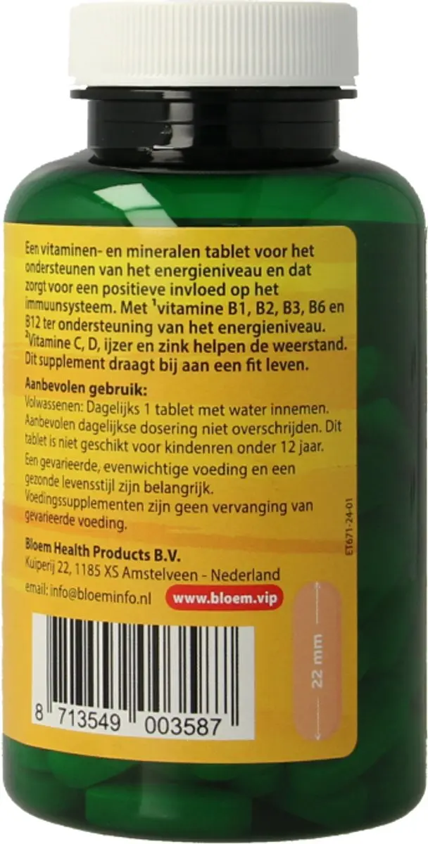 Bloem Superdagelijks Multivitamine 90 Tabletten