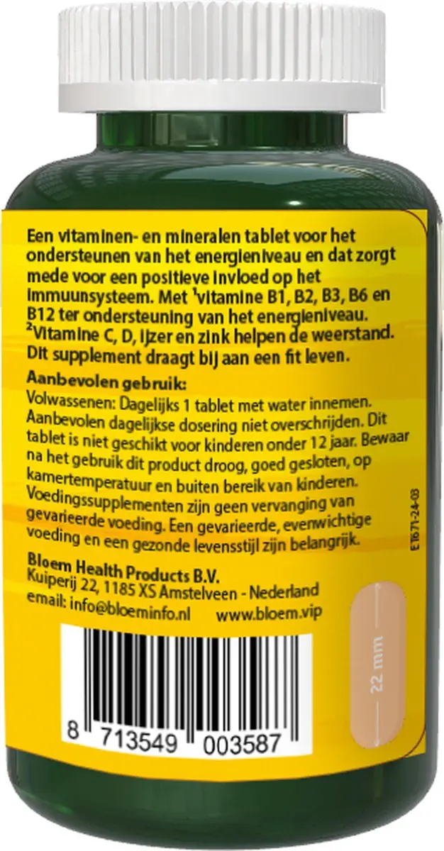 Bloem Superdagelijks Multivitamine 90 Tabletten