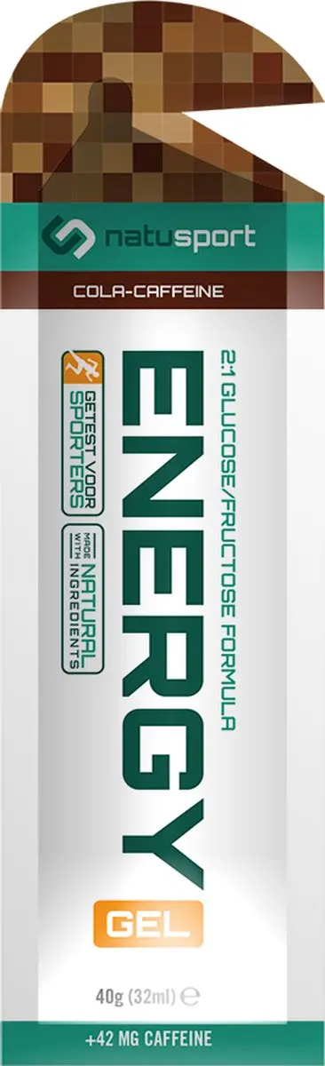 Natusport Energy Gel Cola & Caffeine - 12 Stuks