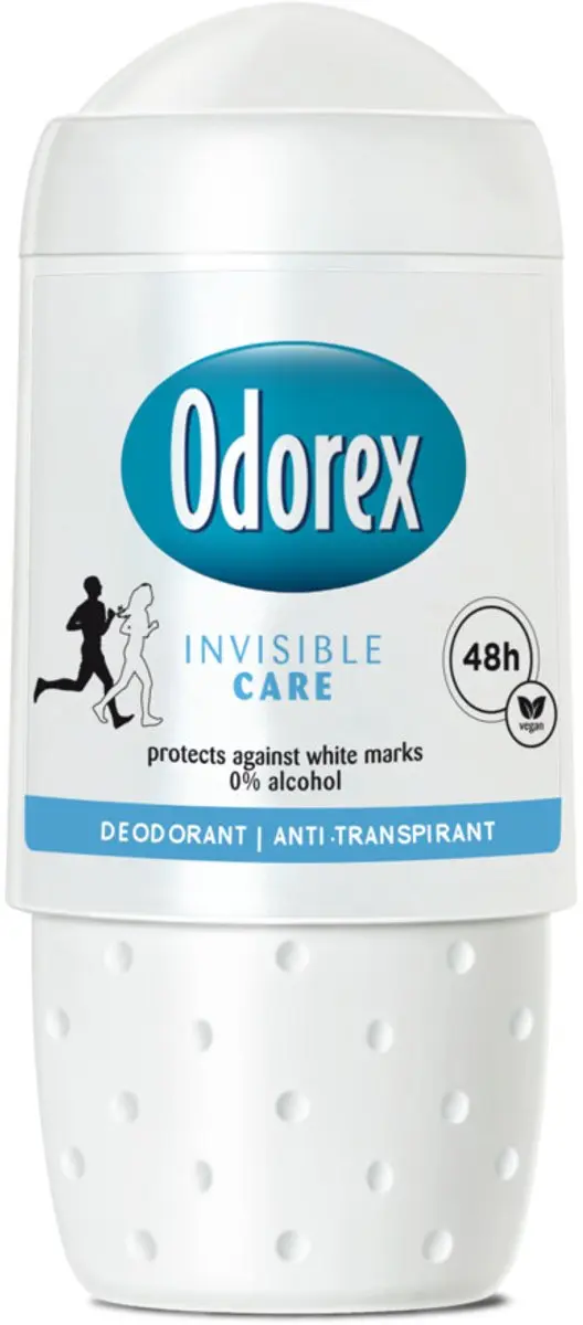 Odorex Deodorant Roller Invisible Care 50ml - 3 Stuks