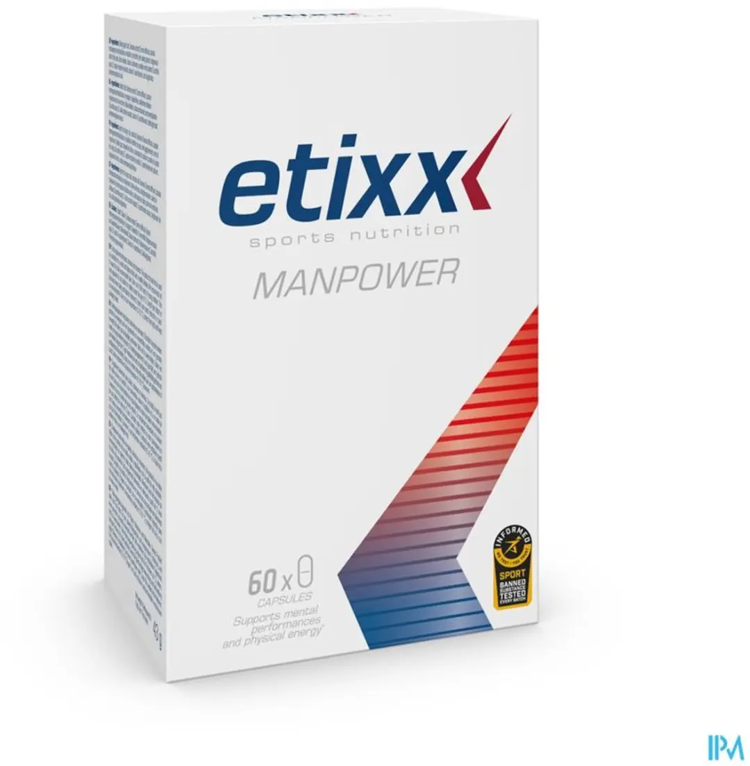 Etixx Manpower Supplementen 60 Capsules