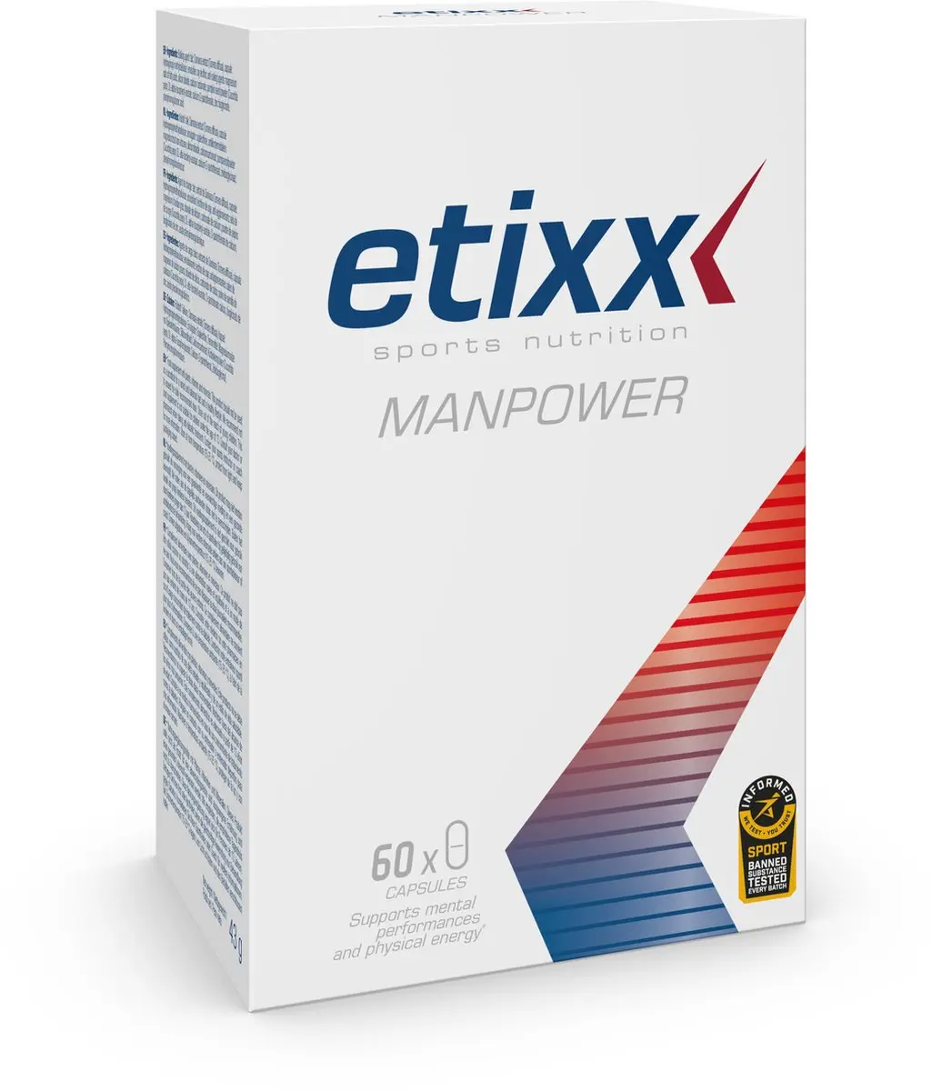 Etixx Manpower Supplementen 60 Capsules