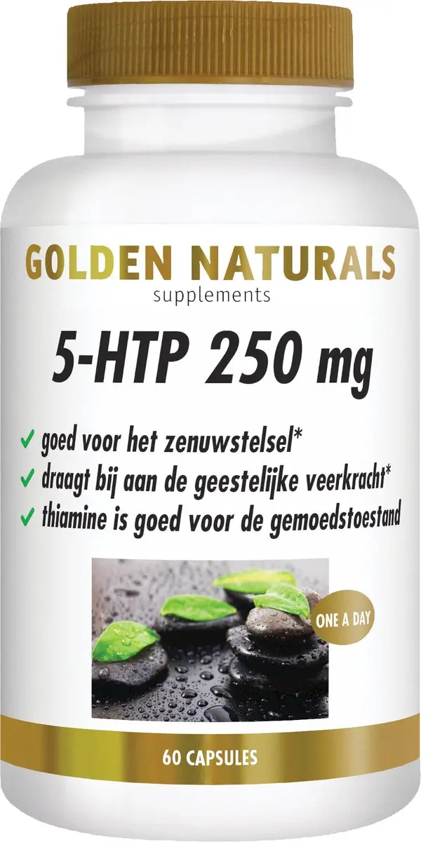 Golden Naturals 5-HTP 250mg Capsules