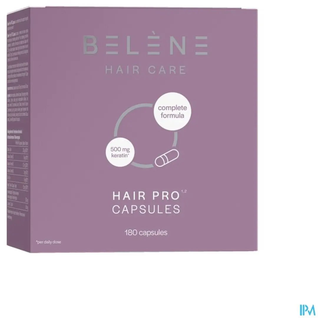 Belène Hair Pro Haar Supplement 180 Capsules - afbeelding 6 van 6
