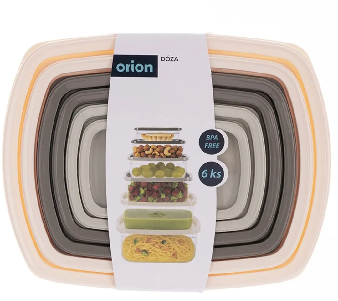 Orion Voedselcontainers 6 Stuks - 3L Transparant