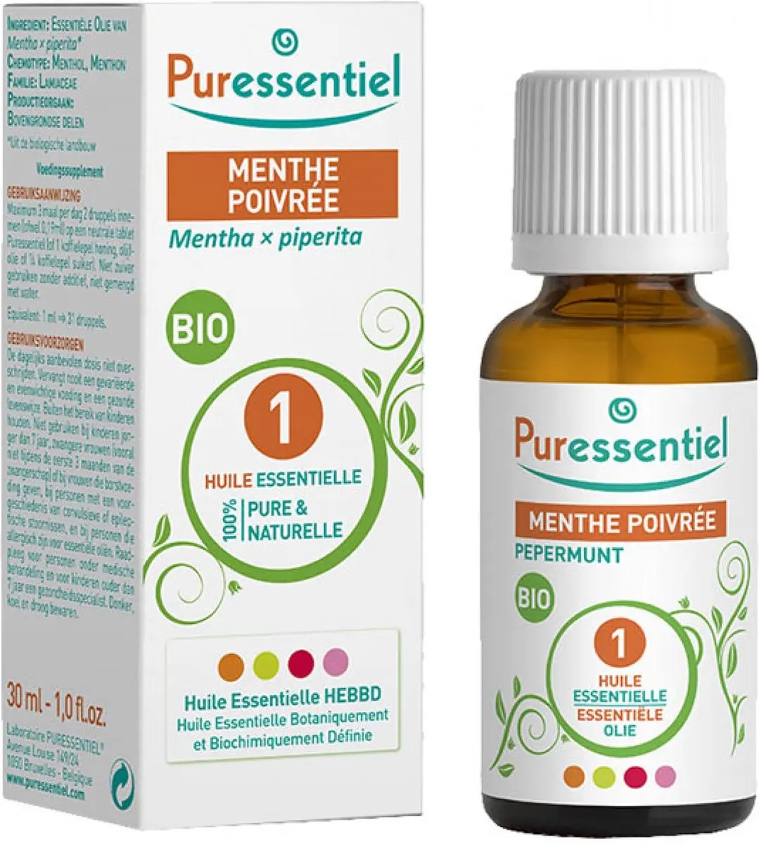 Puressentiel Pepermunt Etherische Olie Biologisch 30ml