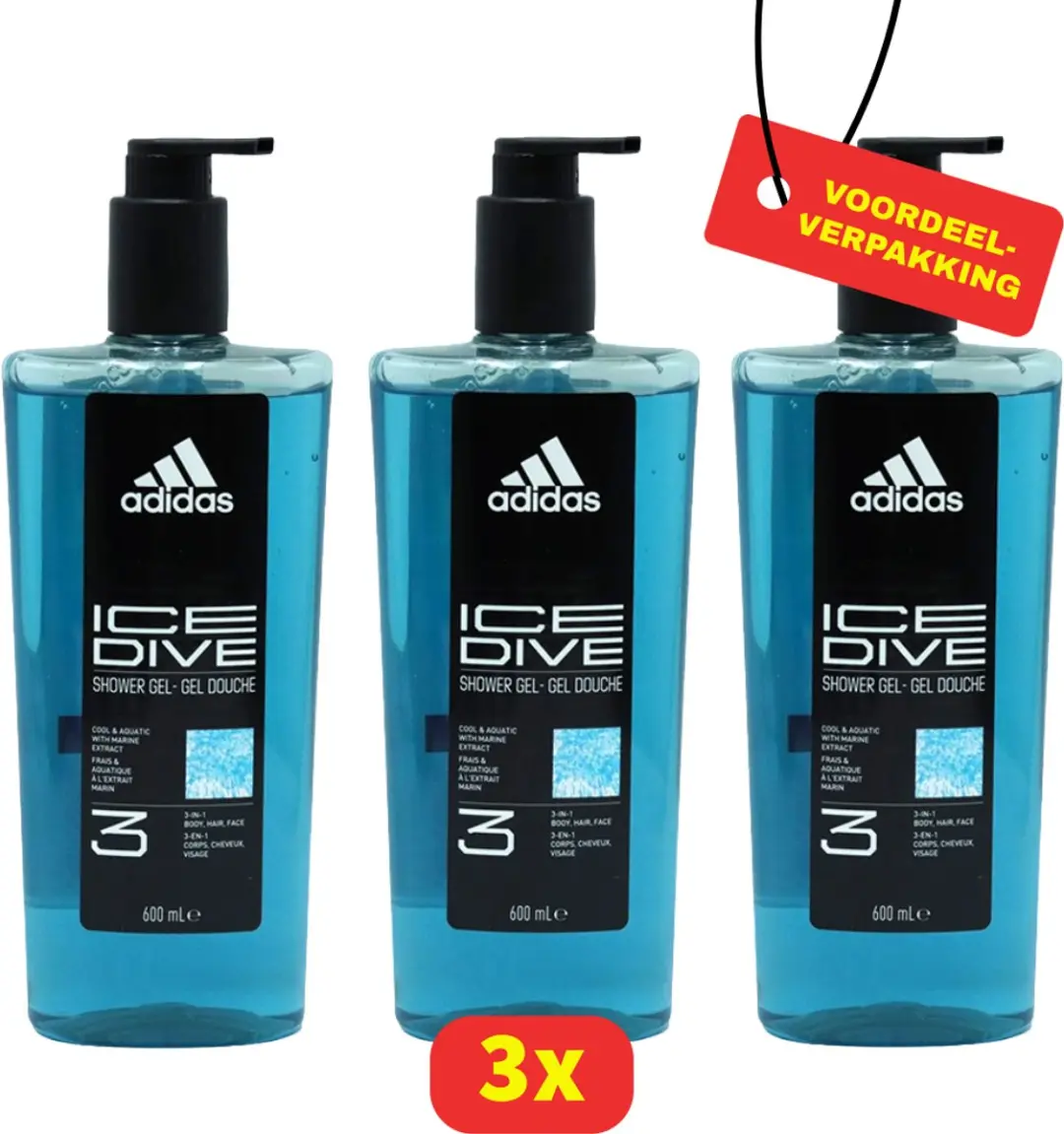 adidas Ice Dive 3-in-1 Douchegel