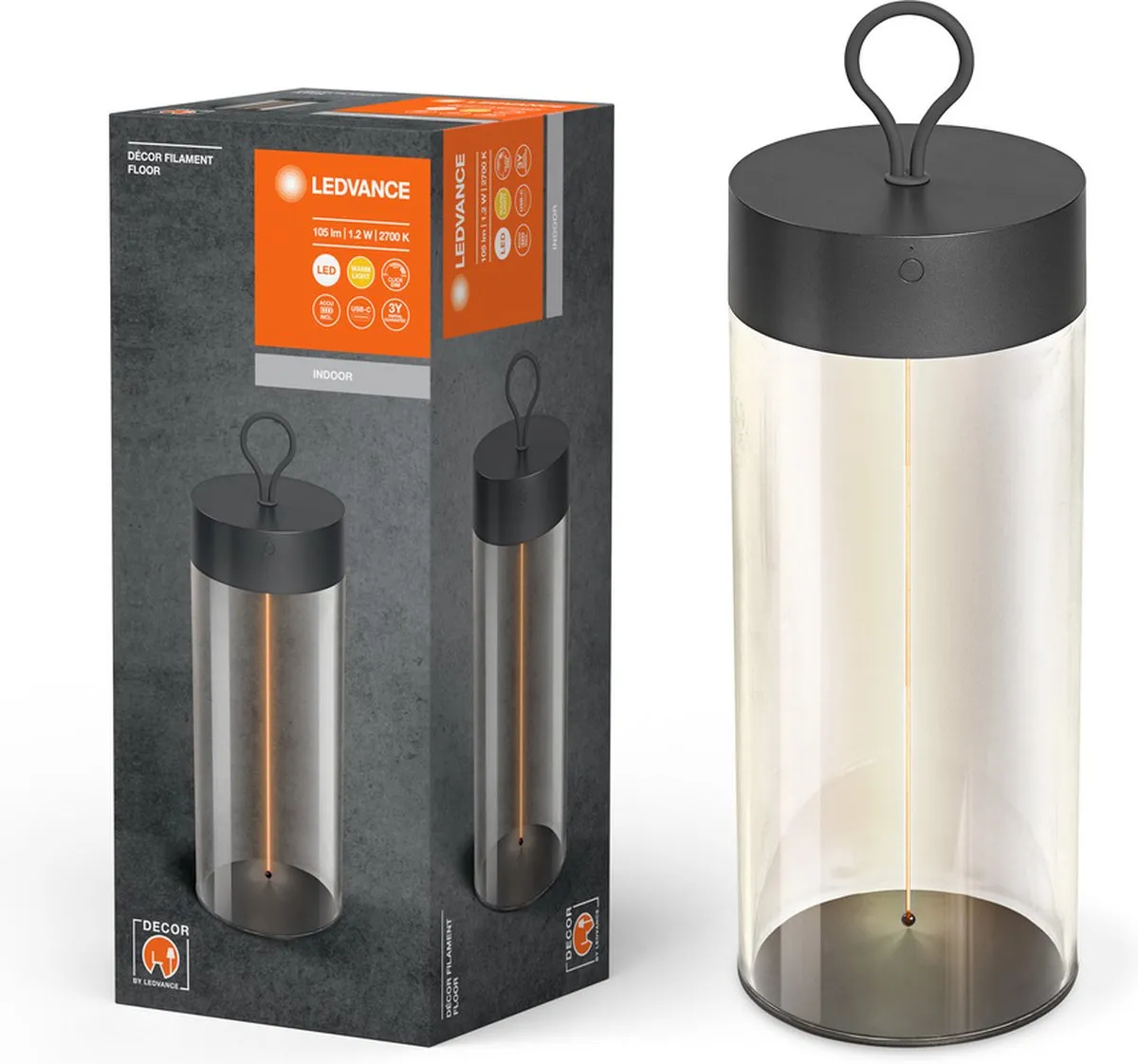 LEDVANCE Decor Filament Vloerlamp