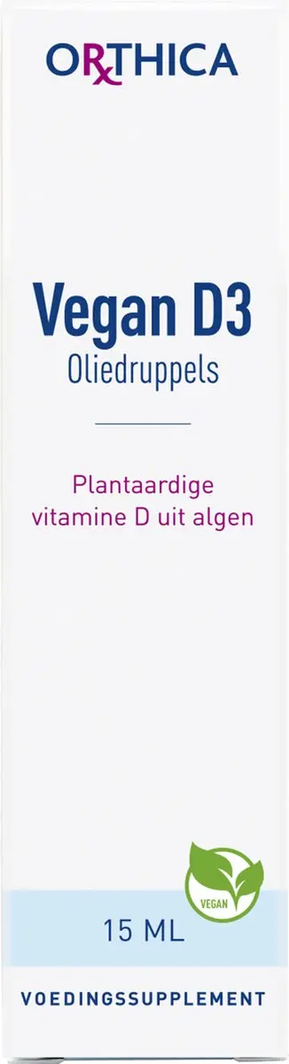 Orthica Vegan D3 Oliedruppels 15ml