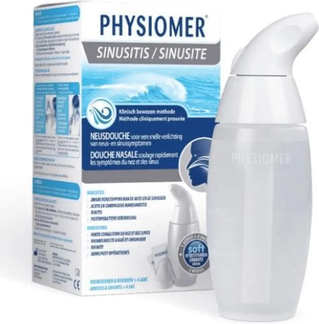 Physiomer Neusdouche - 240ml - Blauw/Wit