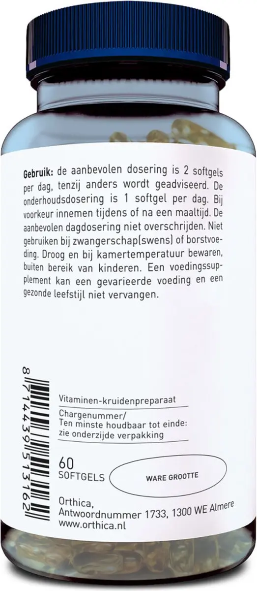 Orthica Menopauze Support - 120 Softgels