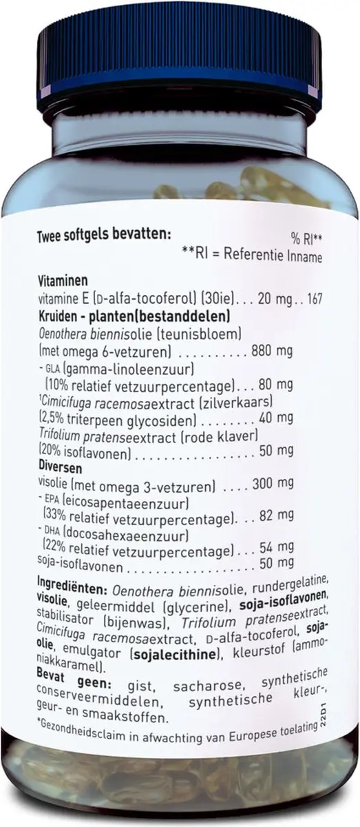 Orthica Menopauze Support - 120 Softgels