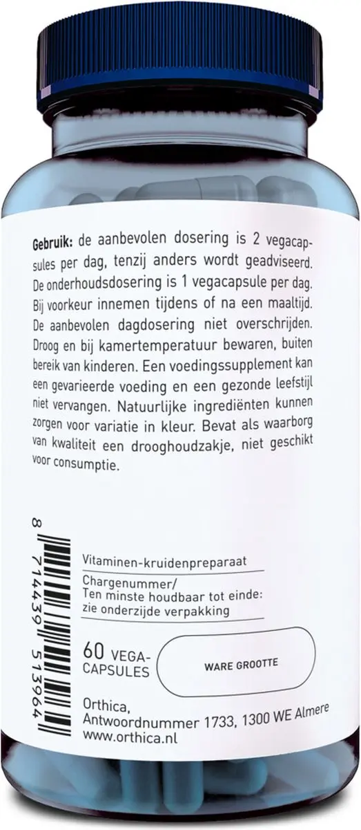 Orthica Cranberry Plus 60 Vegacapsules
