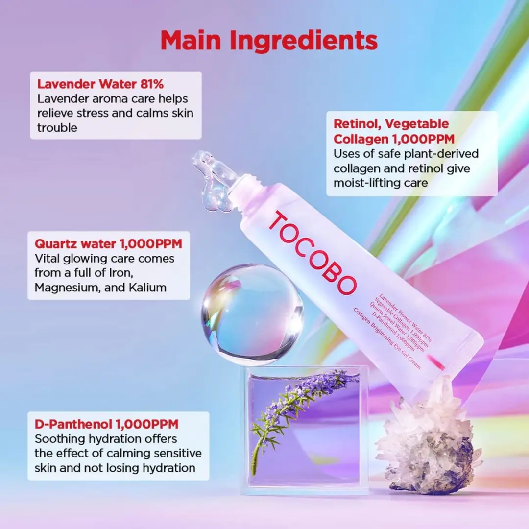 Tocobo Collagen Brightening Eye Gel Cream 30ml - afbeelding 6 van 6