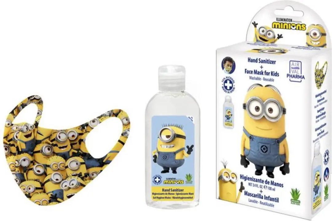 Disney Minions Handdesinfectiegel 100ml + Mondkapje