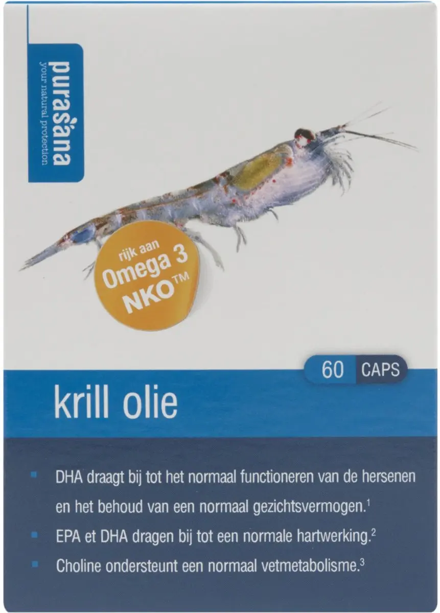 Purasana Krill Olie 60 Capsules
