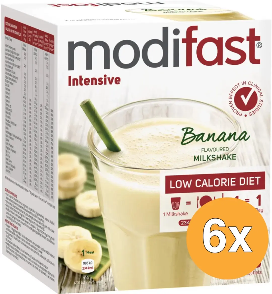 Modifast Intensive Milkshake Banaan 440g