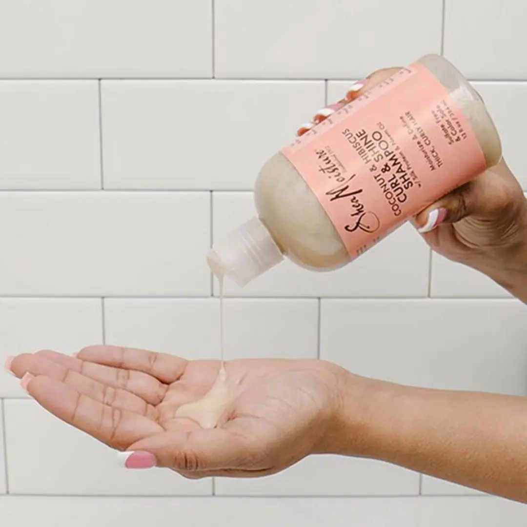 Shea Moisture Coconut & Hibiscus Curl & Shine Shampoo & Conditioner 2x379ml