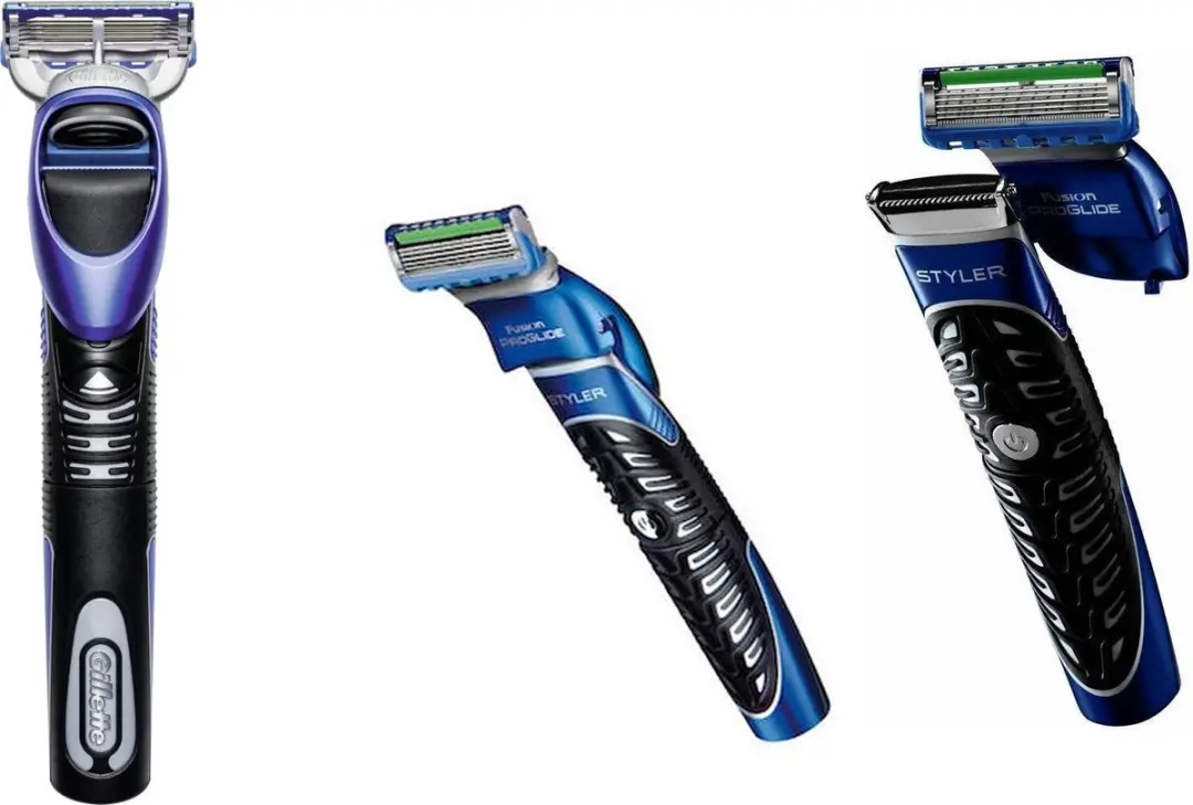 Gillette Fusion Proglide Scheerset - 3 Stuks Blauw