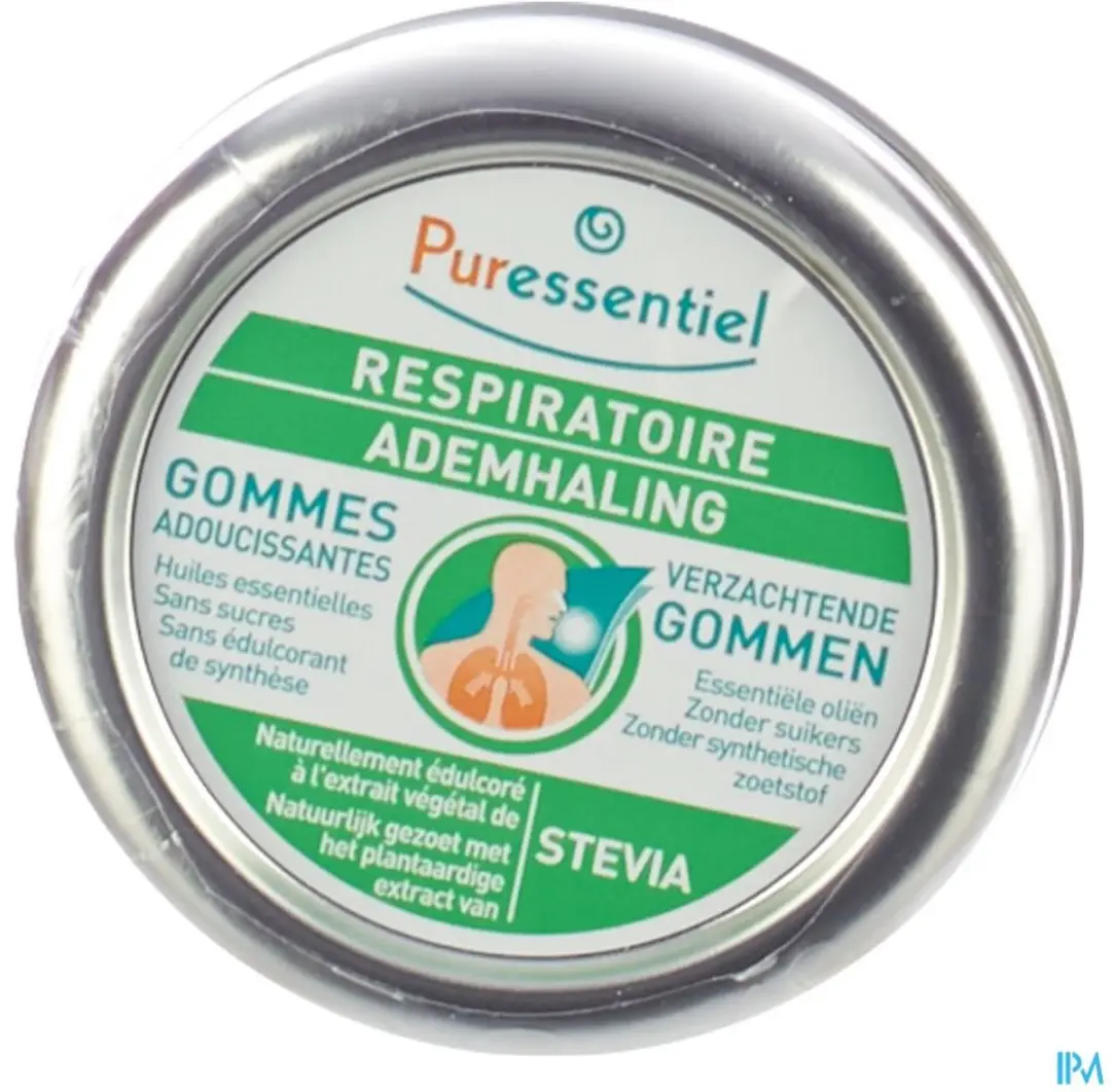 Puressentiel Ademhaling Gommen Keel Eucalyptus 45g