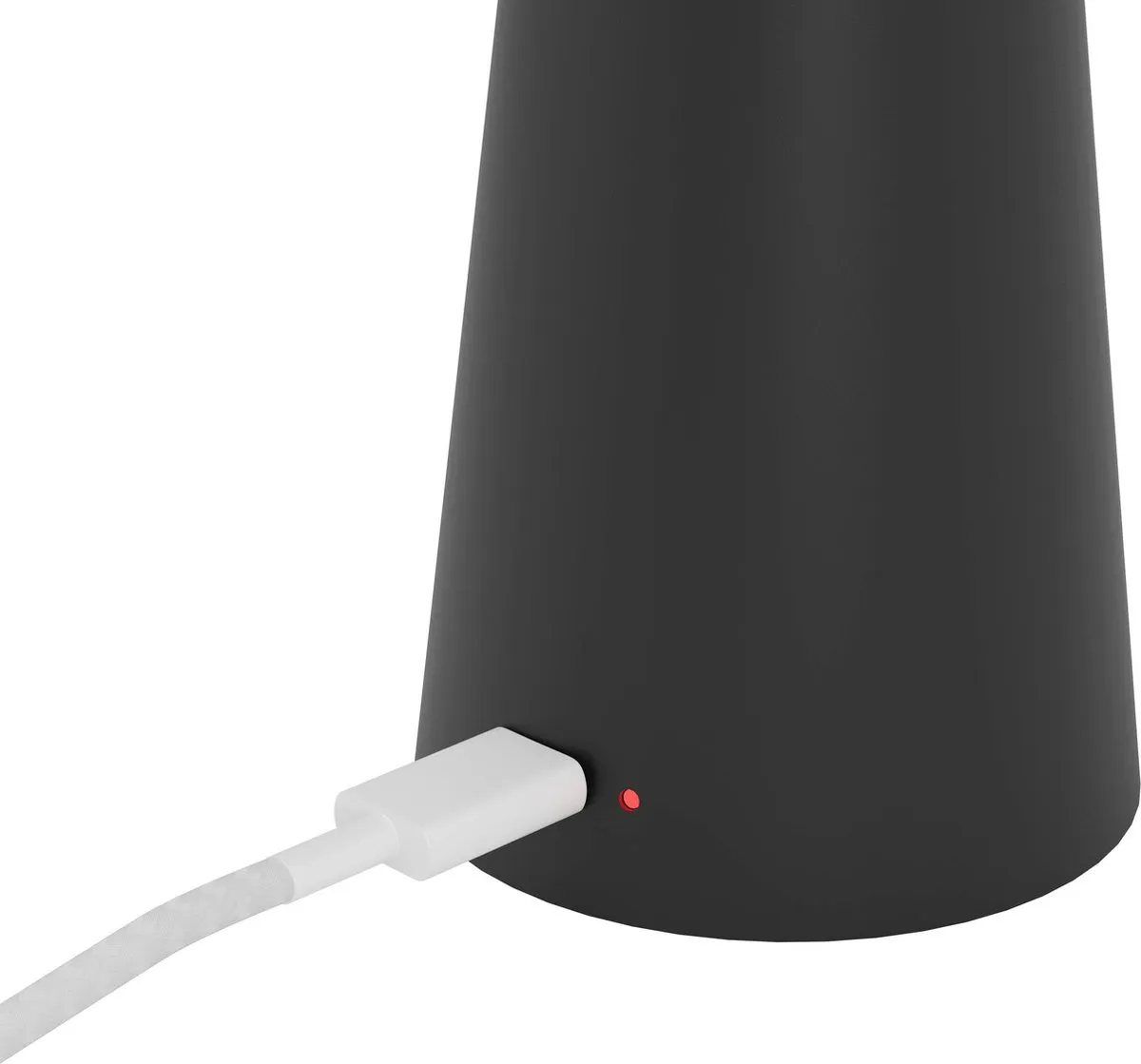 Eglo Piccola Oplaadbare Tafellamp - 28cm - Zwart - Instelbaar Wit Licht