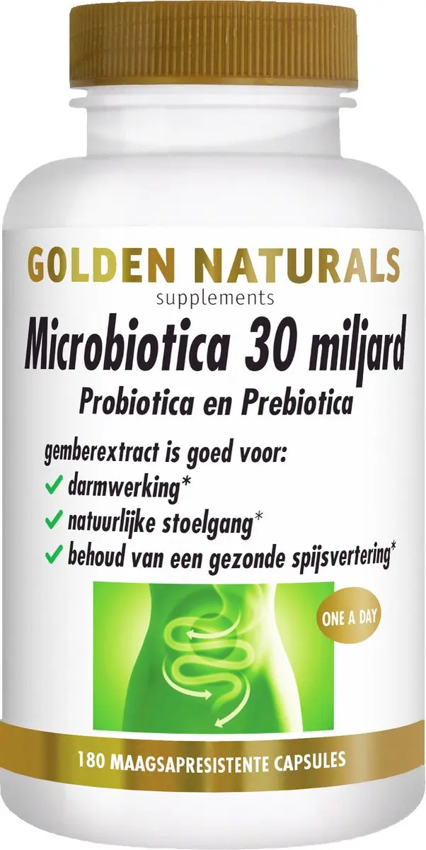 Golden Naturals Microbiotica 30 miljard Capsules