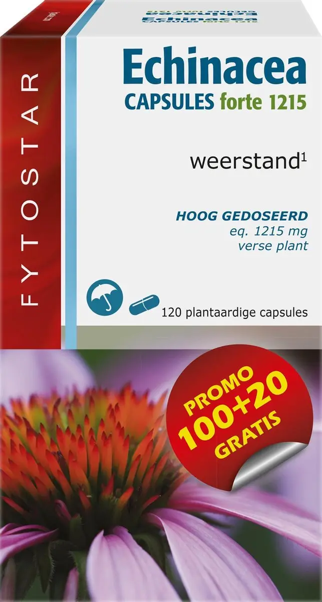 Fytostar Echinacea Forte 1215mg Voedingssupplement