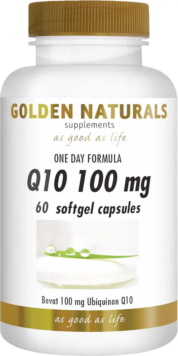 Golden Naturals Q10 100mg Vegan Capsules - 60 Stuks