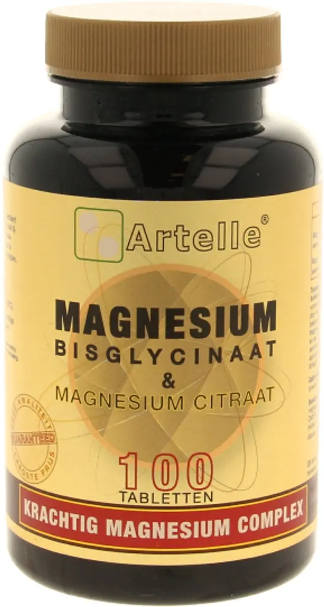Artelle Magnesium Bisglycinaat & Citraat 100 tabletten