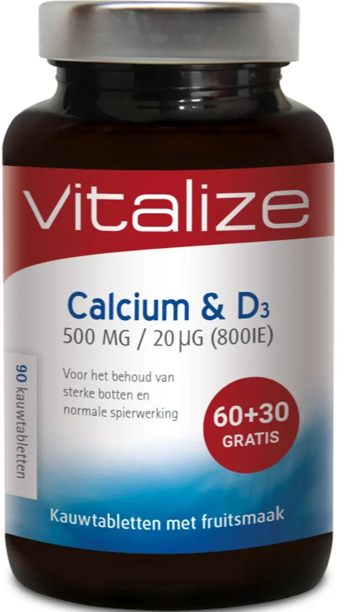 Vitalize Calcium & D3 90 tabletten