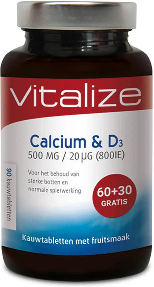 Vitalize Calcium & D3 90 tabletten