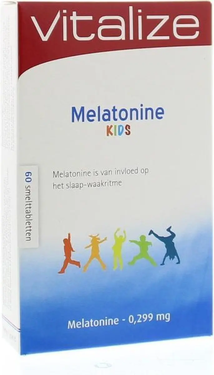 Vitalize Melatonine Kids 0,299mg Smelttabletten - 60 Stuks