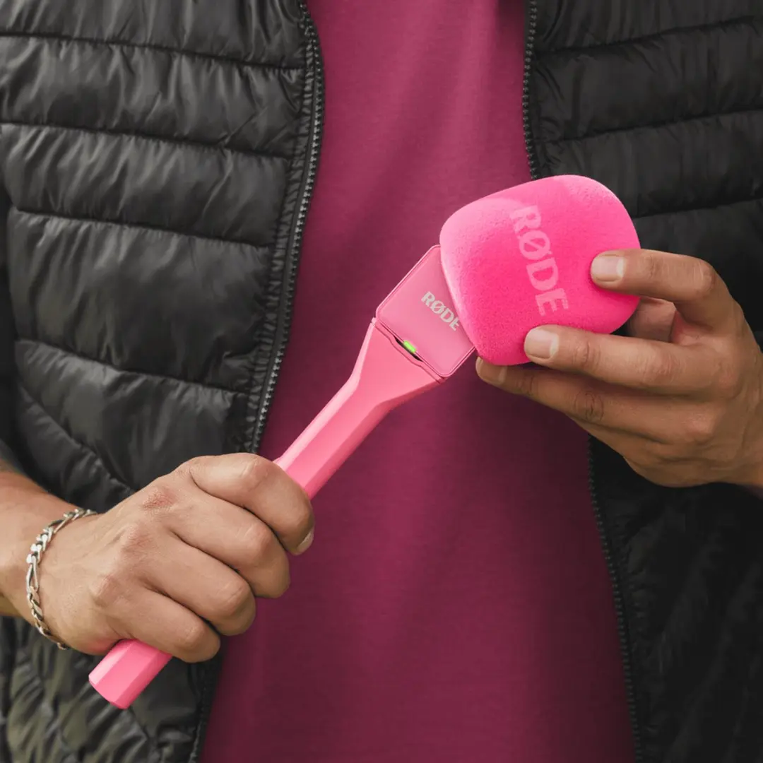 RODE Interview GO Handadapter Roze - Adapter voor Wireless GO