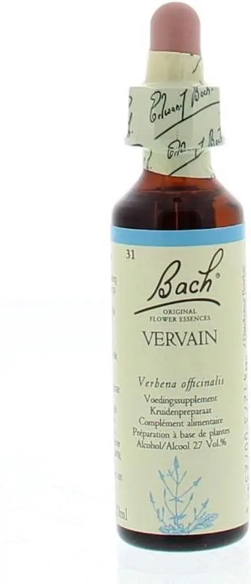 Bach Vervain Voedingssupplement 20ml