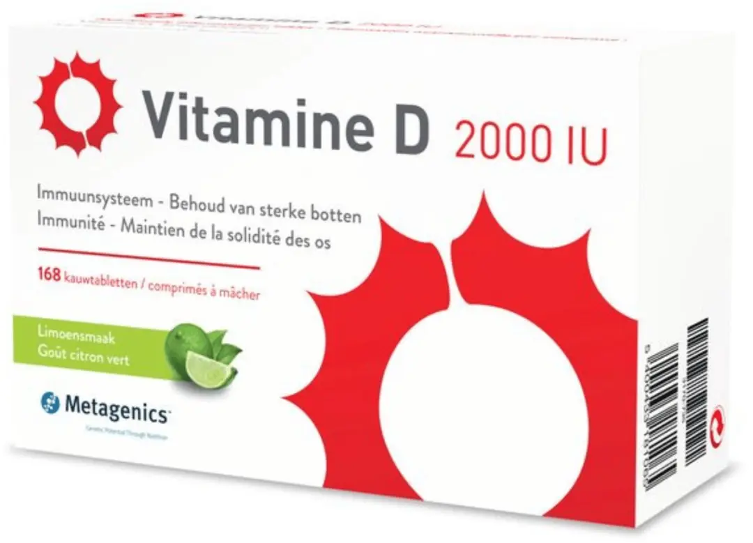 Metagenics Vitamine D 2000 IE 168 Tabletten