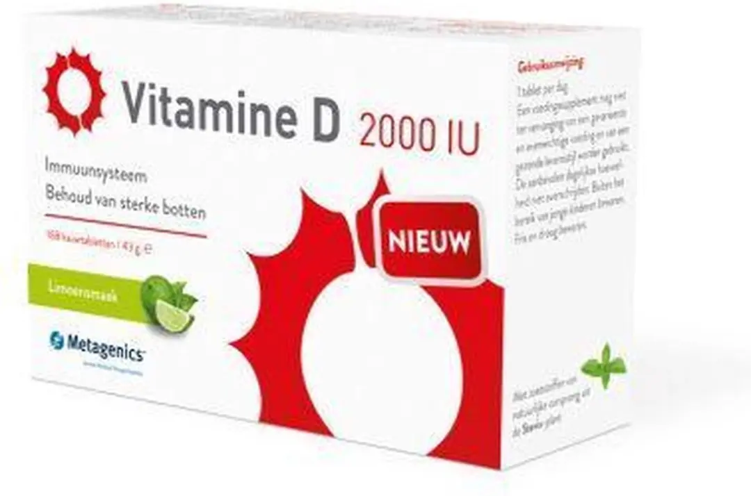 Metagenics Vitamine D 2000 IE 168 Tabletten