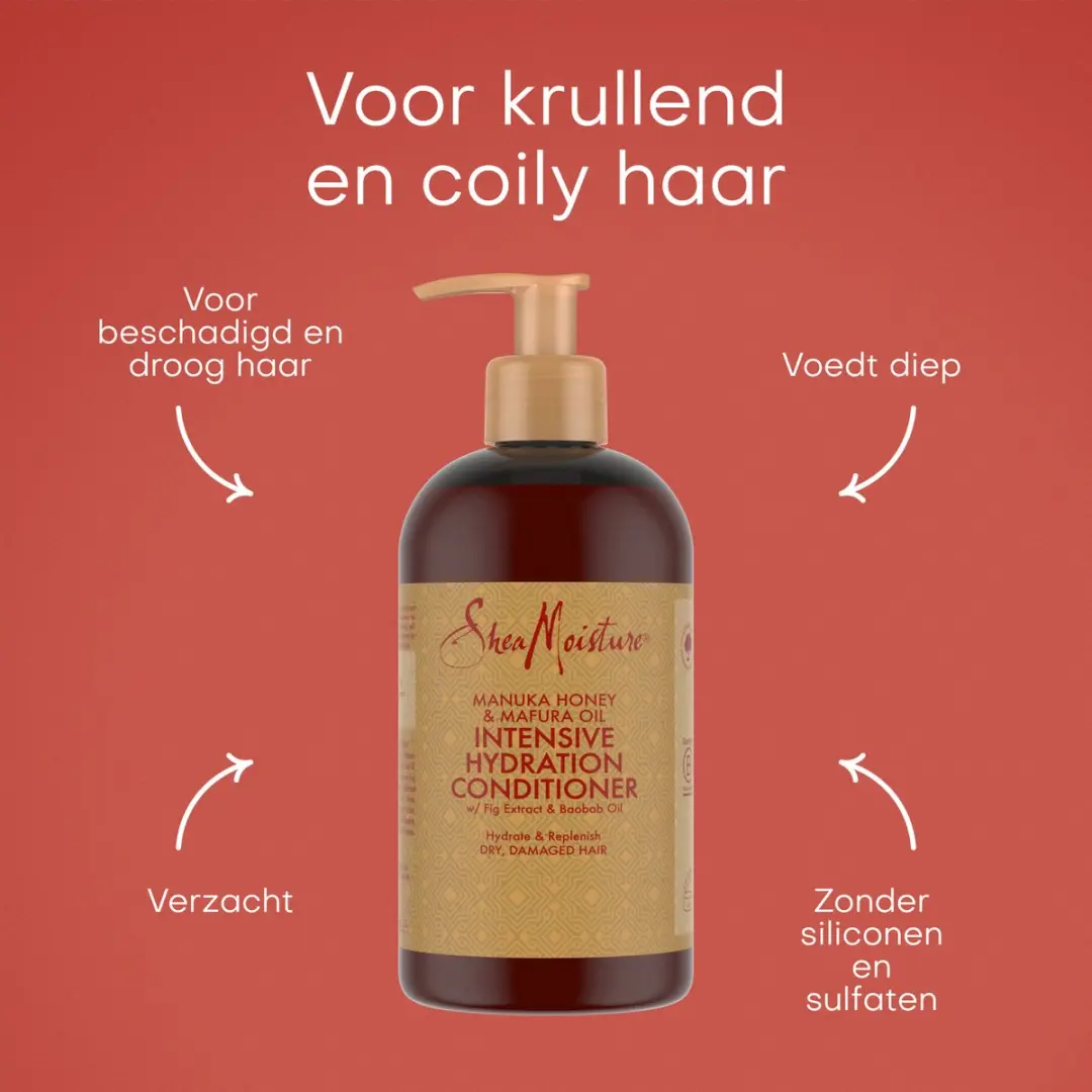 Shea Moisture Intensive Hydration Conditioner Manuka Honey & Mafura Oil 384ml