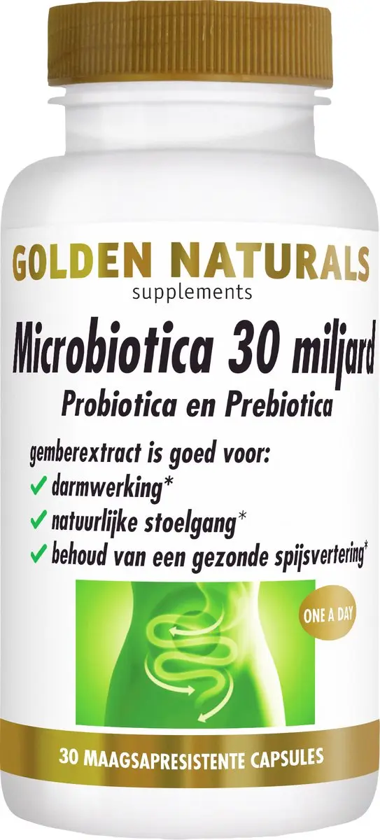 Golden Naturals Microbiotica 30 Vegan Capsules