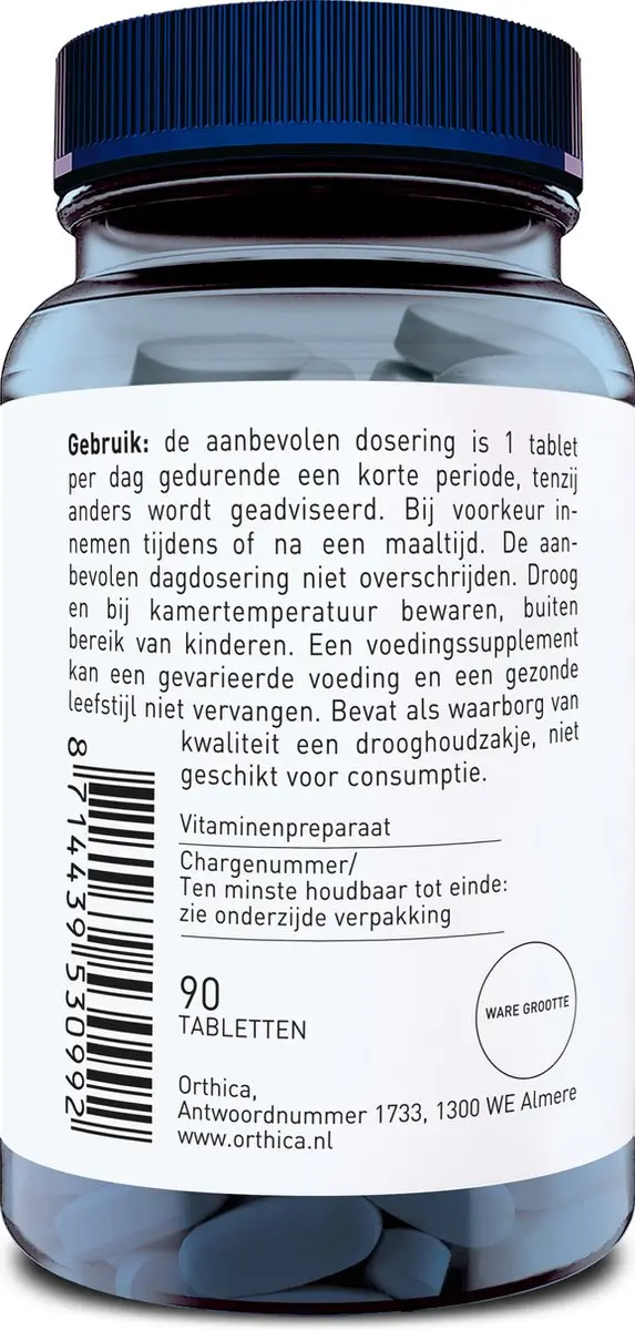 Orthica B1-100 Vitamine B1 - 90 Tabletten